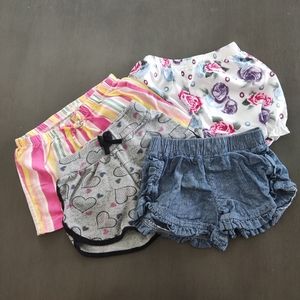 Bundle Toddler Girl Shorts 5 pairs Size 2-3T